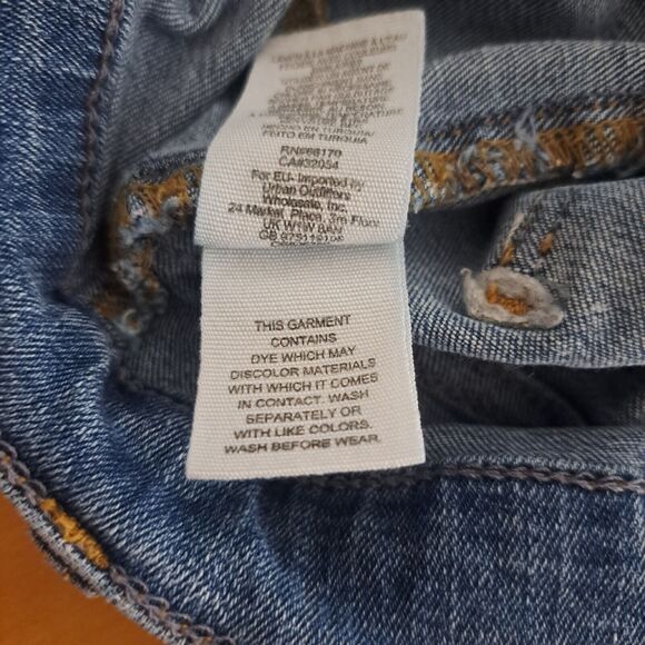 Free People Jeans Womens Size 27 Blue Light Wash Denim Skinny Stretch Jegging - Picture 14 of 16